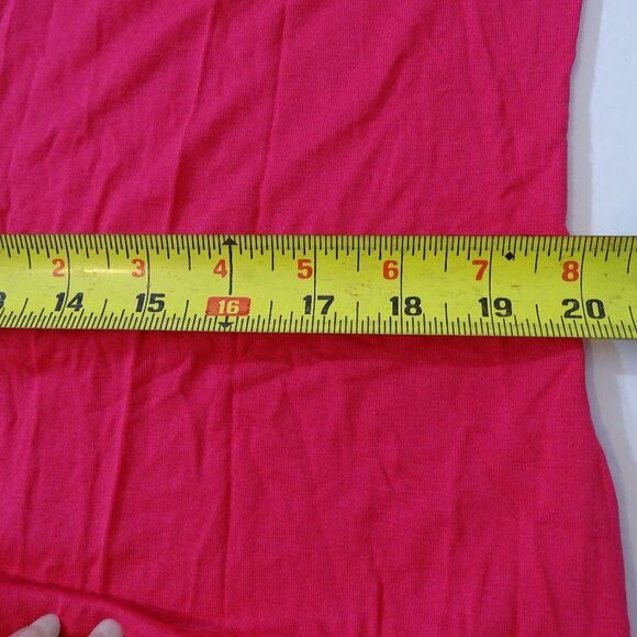 Bluetime Women Pink Lightweight Open Front Long Cardigan Duster Size L Pockets - Picture 9 of 12